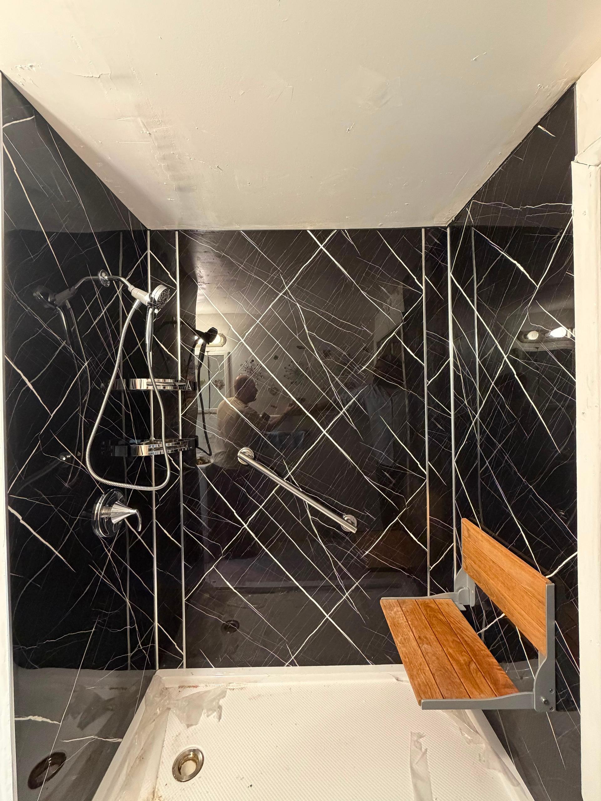 tub-to-shower conversion in Bucks county PA